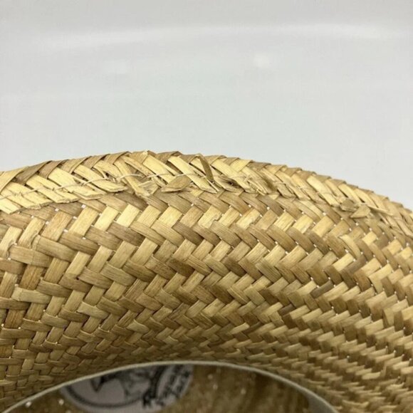 Panama Jack Floral Parrot Band Straw Hat Safari Sun Summer Small - Picture 4 of 10